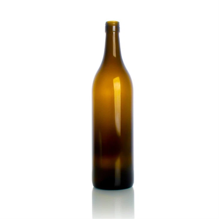 Amber Glass 750ml Wine Bottles factory